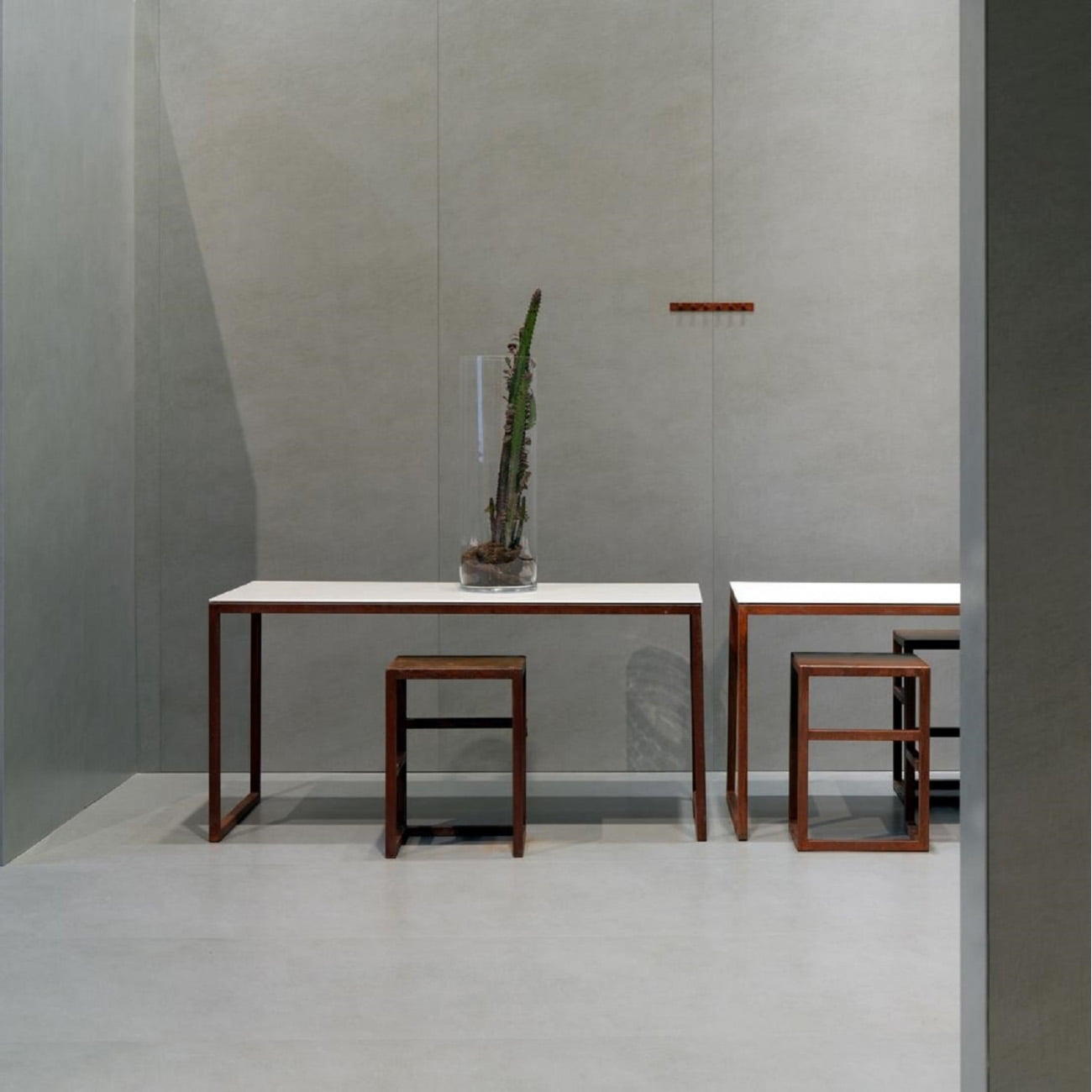 Laminam Seta Blanc 2 Saf beyaz ipeksi yüzeyli banyo lavabo